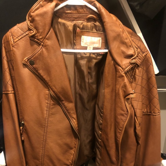 Xhilaration Jackets & Blazers - Brown leather jacket